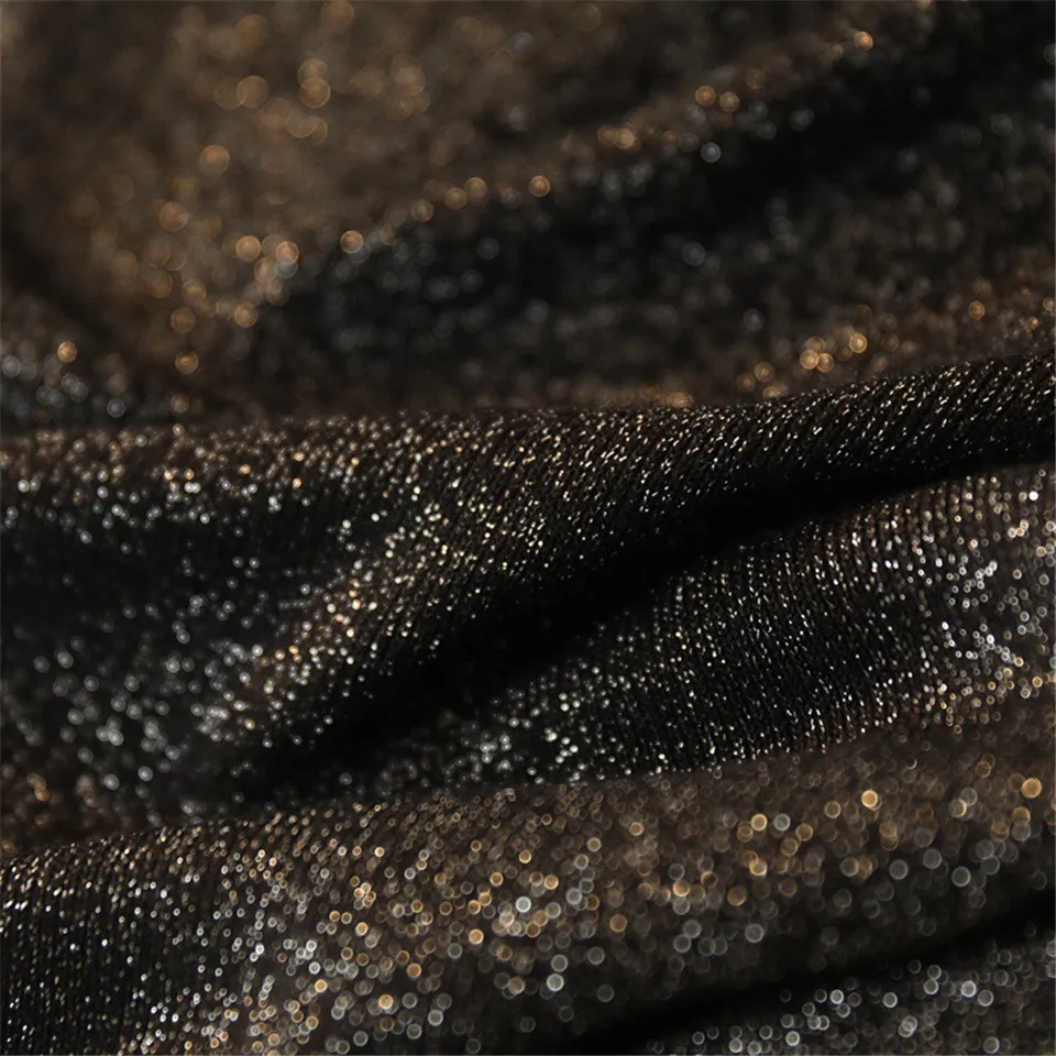 Новый осенне-зимний свитер 2018 блестящие вязаные свитера с люрексом тонкие