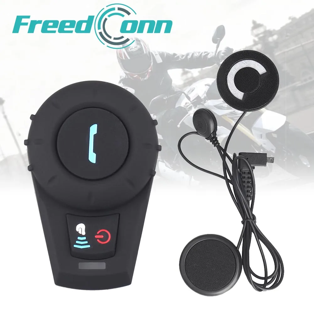 1 шт. FreedConn FDCVB Bluetooth мотоциклетный шлем домофон Водонепроницаемый FM Мото Переговорные Гарнитуры 2 гонщиков мягкий или жесткий микрофон
