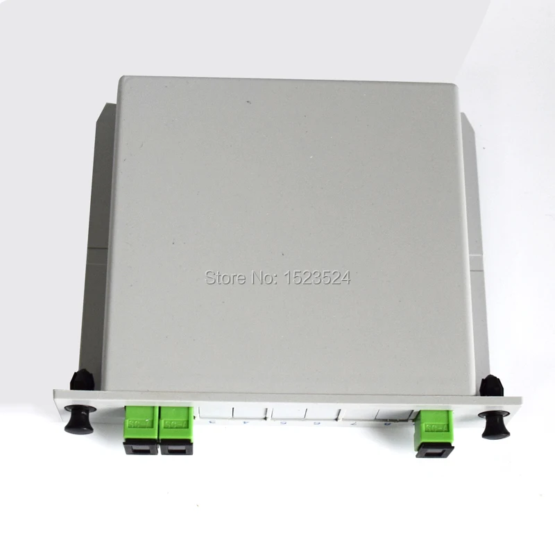 Бесплатная доставка 1x2 LGX коробка кассета карточка вставка SC/APC PLC разветвитель
