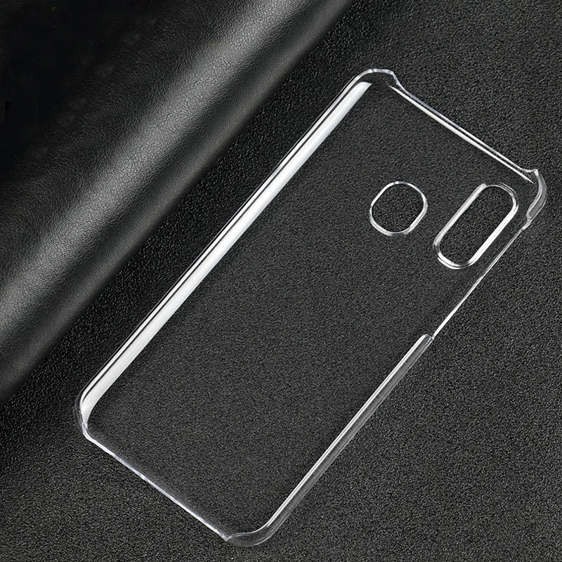 Ультрапрозрачный жесткий чехол-накладка из поликарбоната для Samsung Galaxy A40/A70 |