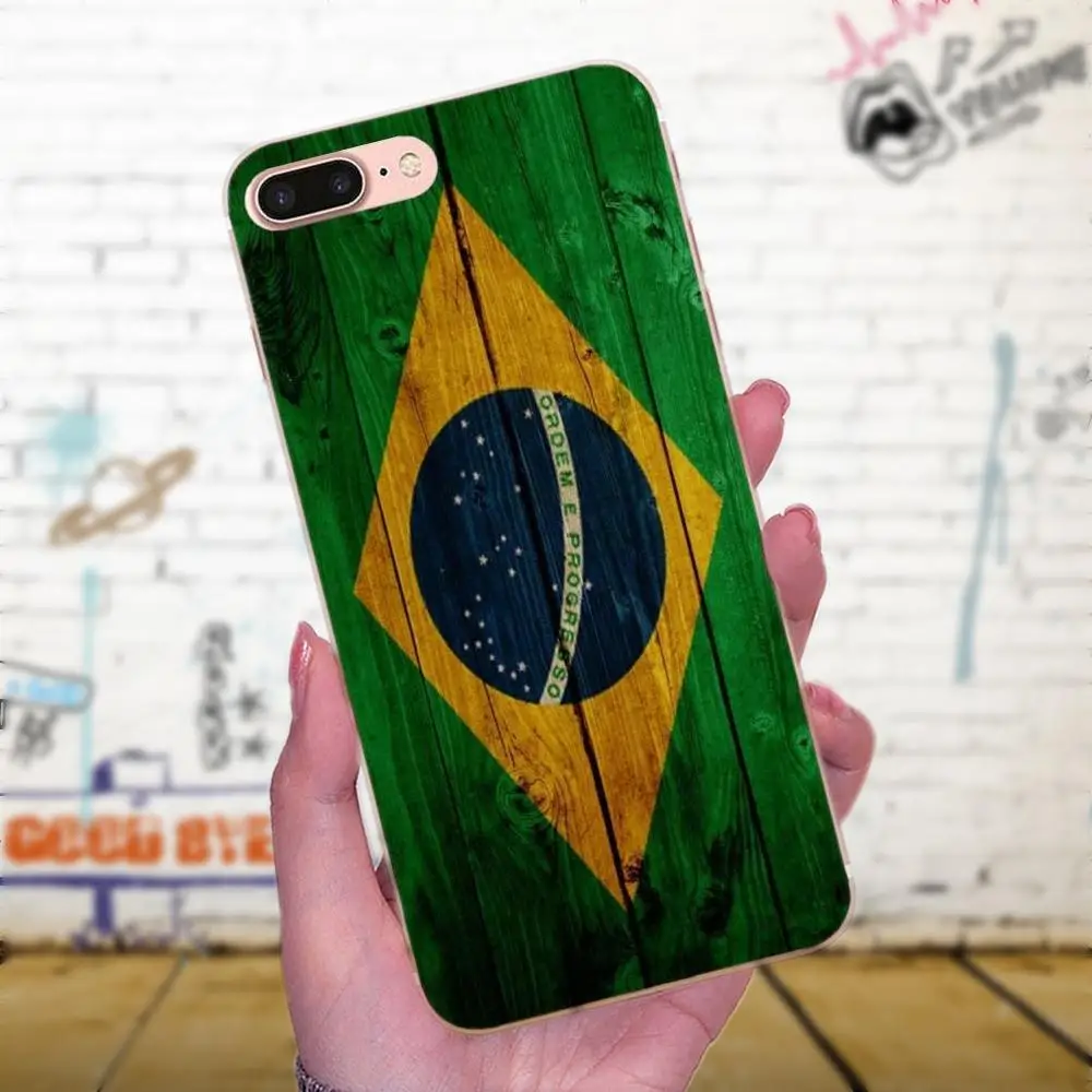High Quality Classic High-End Phone Case For Xiaomi Mi3 Mi4 Mi4C Mi4i Mi5 Mi 5S 5X 6 6X 8 SE A1 Max Mix 2 Note 3 4 Brazil Flag | Мобильные
