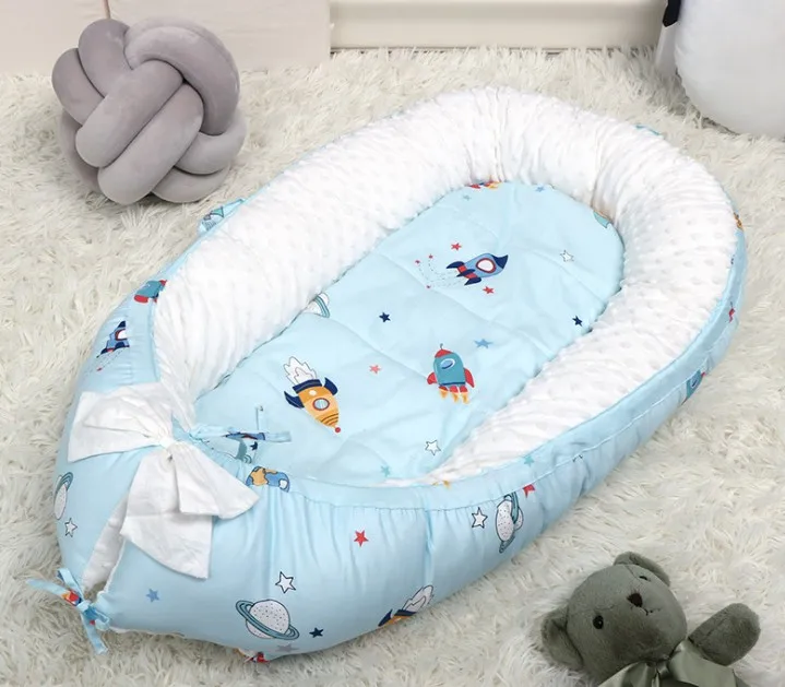 BY1031 as picture Детское гнездо Babynest Sleeper Co Pod для новорожденных, прикроватная кроватка, детская кроватка ручной работы, дорожная кровать, детское гнездо, кроватка, Подушка для сна - Цвет: BY1031 as picture
