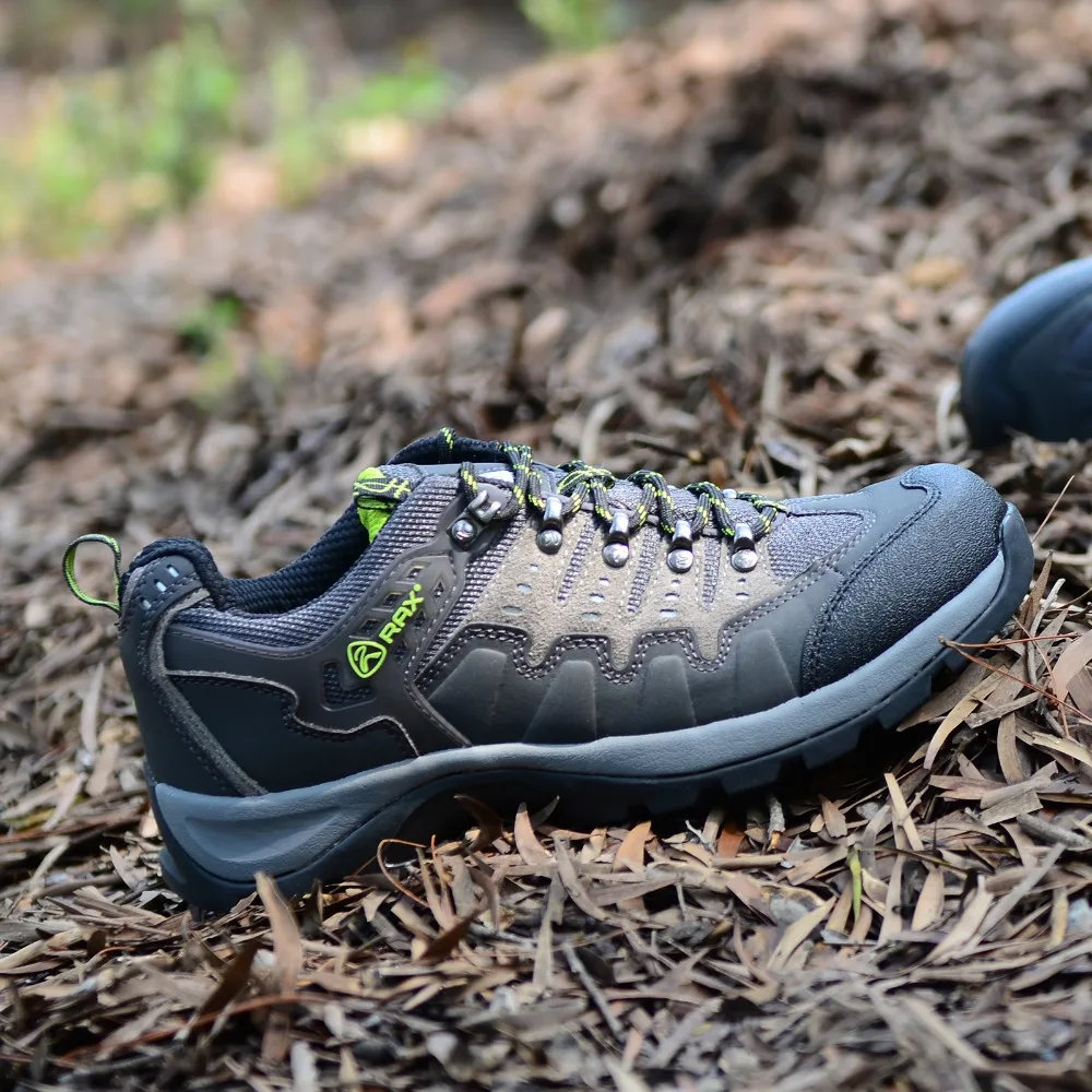 RAX Мужские Водонепроницаемые кожаные треккинговые ботинки женские прогулочные