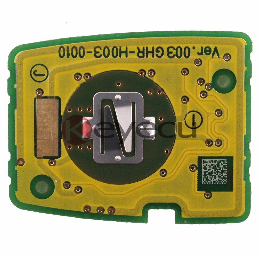 Keyecu НОВЫЙ UNCUT БЕСКЛЮЧЕВОЙ удаленного Ключи Fob 3 Button 433 мГц id47 для Honda Fit 2014|buttons