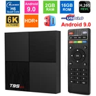 T95 мини 6 K Smart tv Box Android 9,0 Allwinner H6 четырехъядерный 2 Гб 16 Гб USB 3,0 wifi 3D 6 K UHD HDR медиаплеер телеприставка