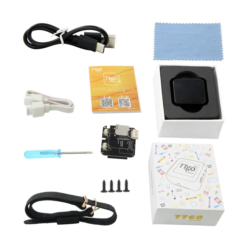 

LILYGO TTGO T-Watch Programmable Wearable For Environmental Interaction WiFi Bluetooth ESP32 Capacitive Touch Lora