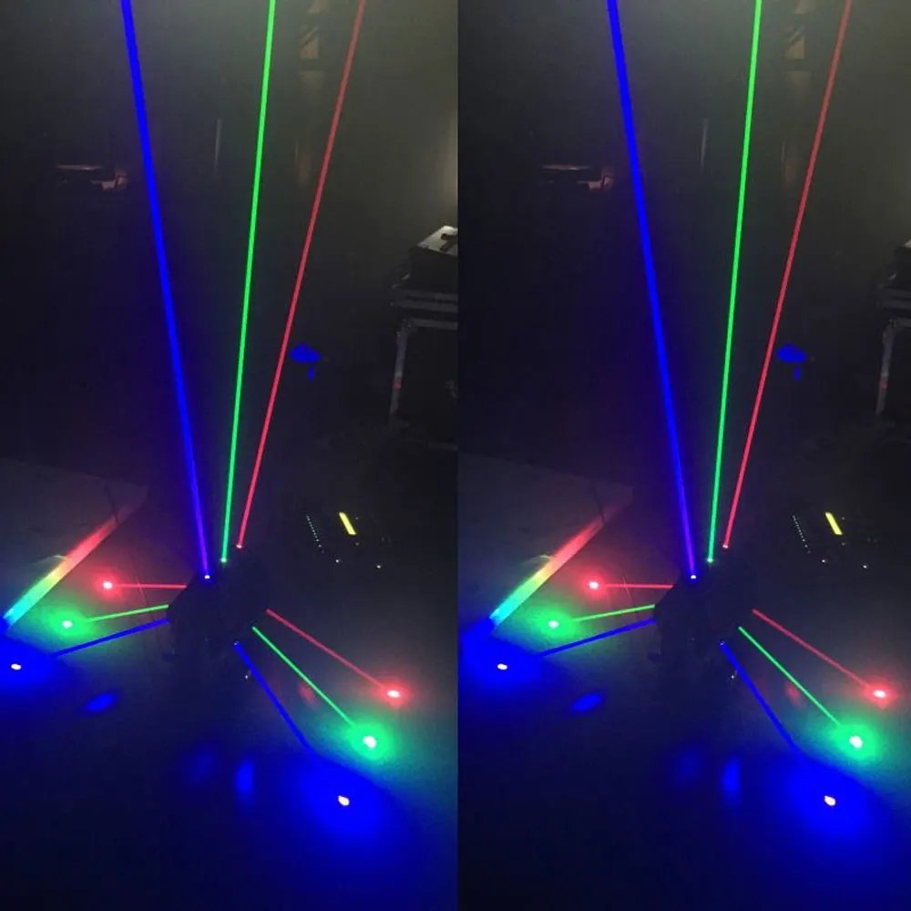 9x0 5 Вт RGB светодиодный лазерный светильник DMX512 паук подвижный головной DJ/бар