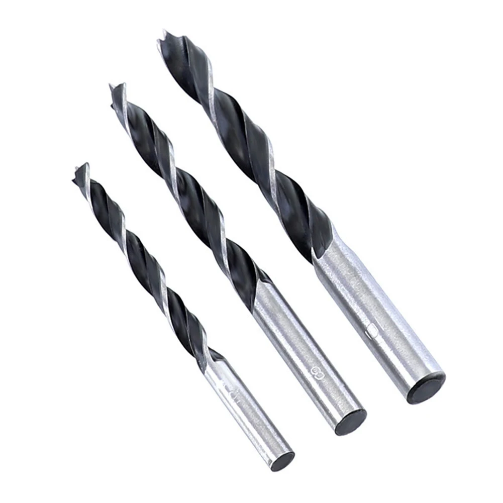 

7pcs Woodworking Twist Drill Three-point Drill Bit Inclined Hole Special Hardwood Drill Bit 6/8/10mm Limit Ring