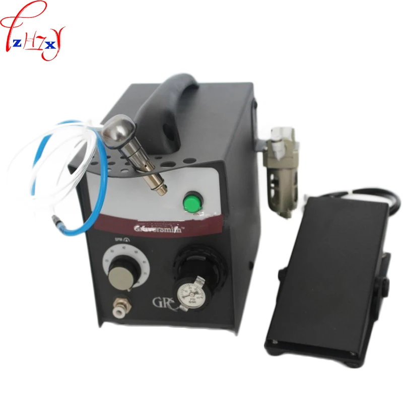 

Desktop pneumatic engraving machine single head engraving machine jewelry tool equipment microengraving machine 110/220V 60W 1PC