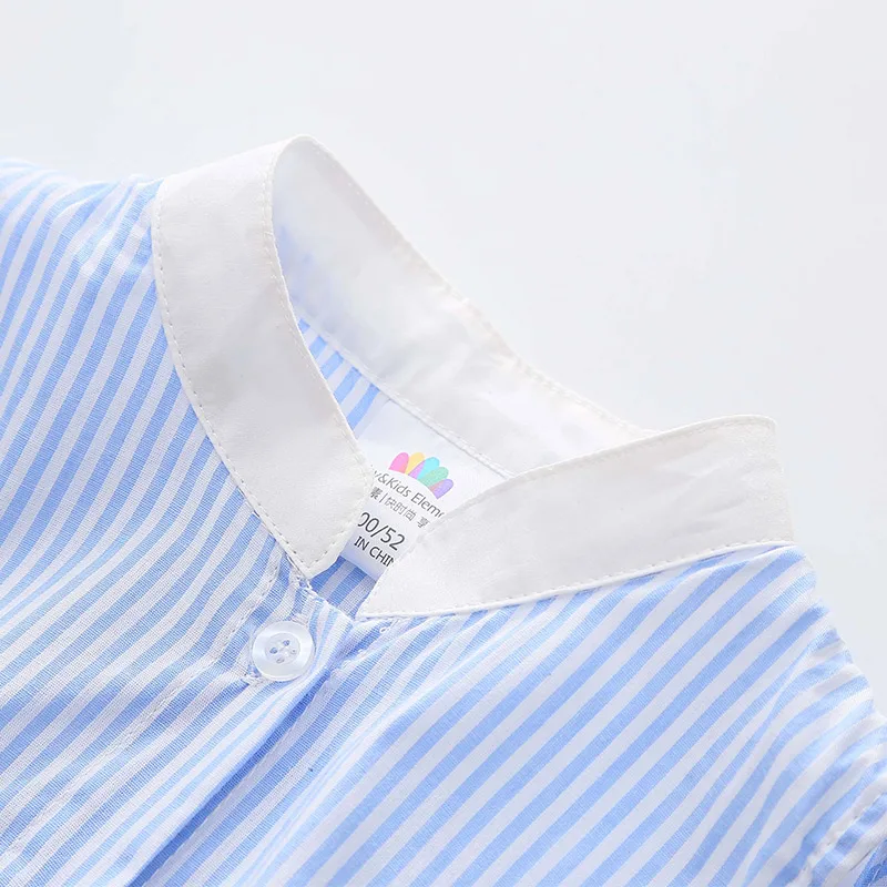 Платье в полоску для малышей лето 2019 Корейская версия новой детской одежды