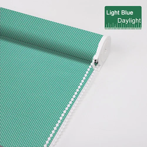 Light Blue Skansen Солнцезащитная Ткань грубая нить солнце-затенение анти УФ Защита ролик тени теплоизоляция солнце-затенение окно для жизни - Цвет: Light Blue