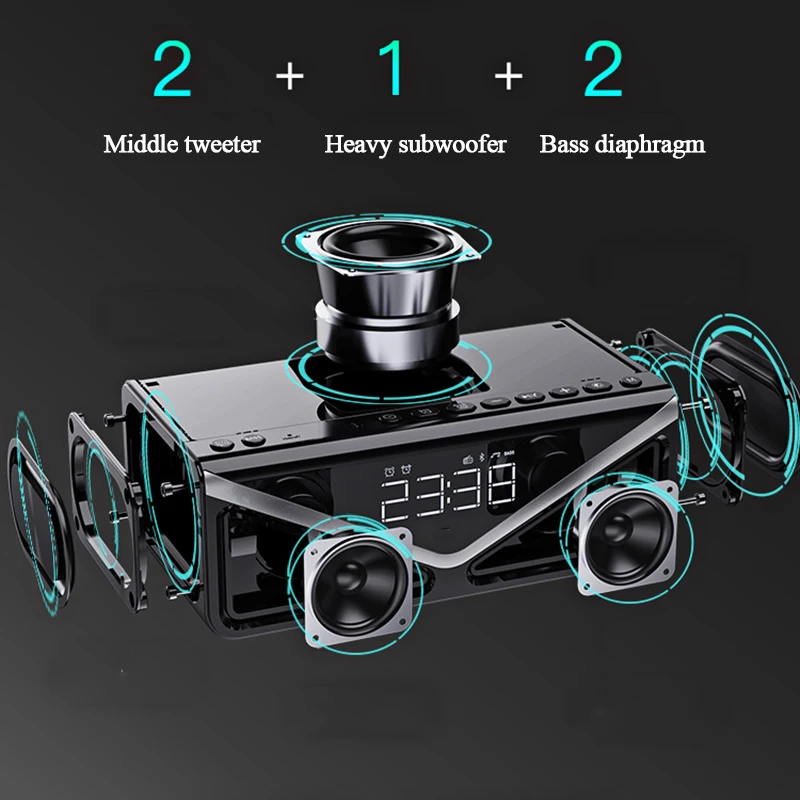 S 89 Спорт II портативный Bluetooth динамик 25 Вт сабвуфер Колонка стерео Саундбар
