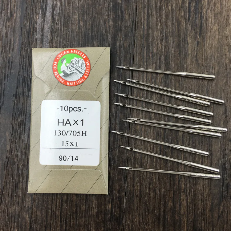 10 шт. иглы с плоским хвостовиком 15X1 HAX1 130/705H Размер 8 9 11 12 14 16 18|needles 130/705h|needle 12needle organ