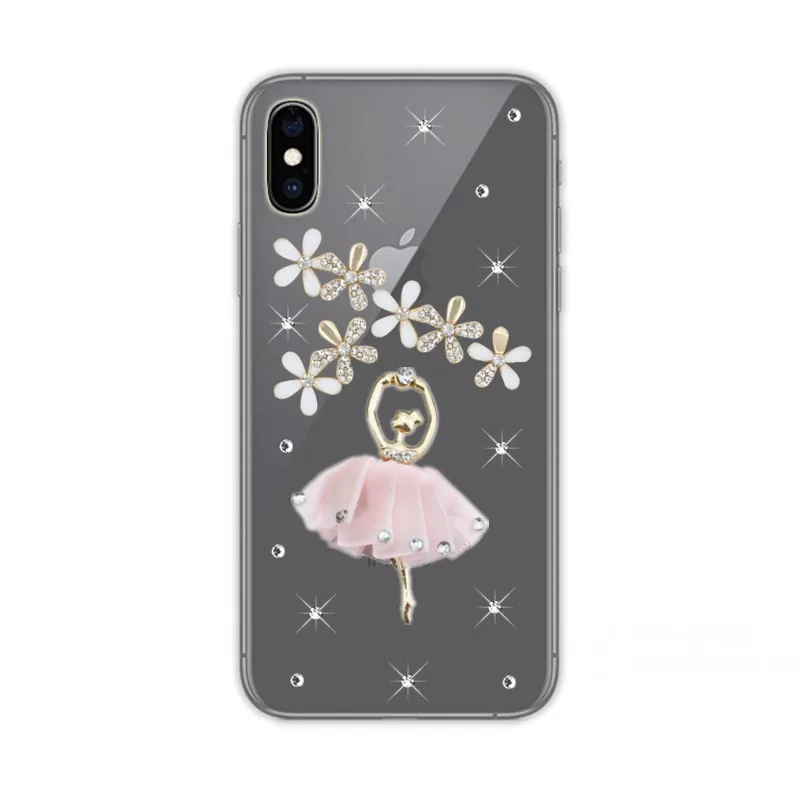 Для apple iphone X XR XS 11 Pro Max чехол 3D Любовь кристально чистый павлин бампер для 7 8 6 6s plus 5