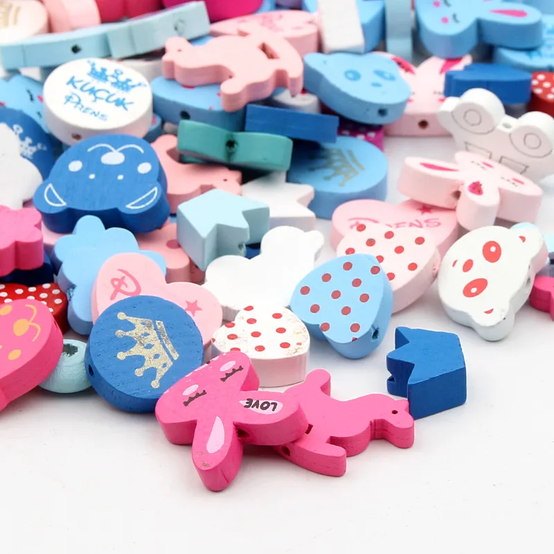 50 шт. деревянные разноцветные бусины|beads for jewelry making|spacer beadswooden beads |