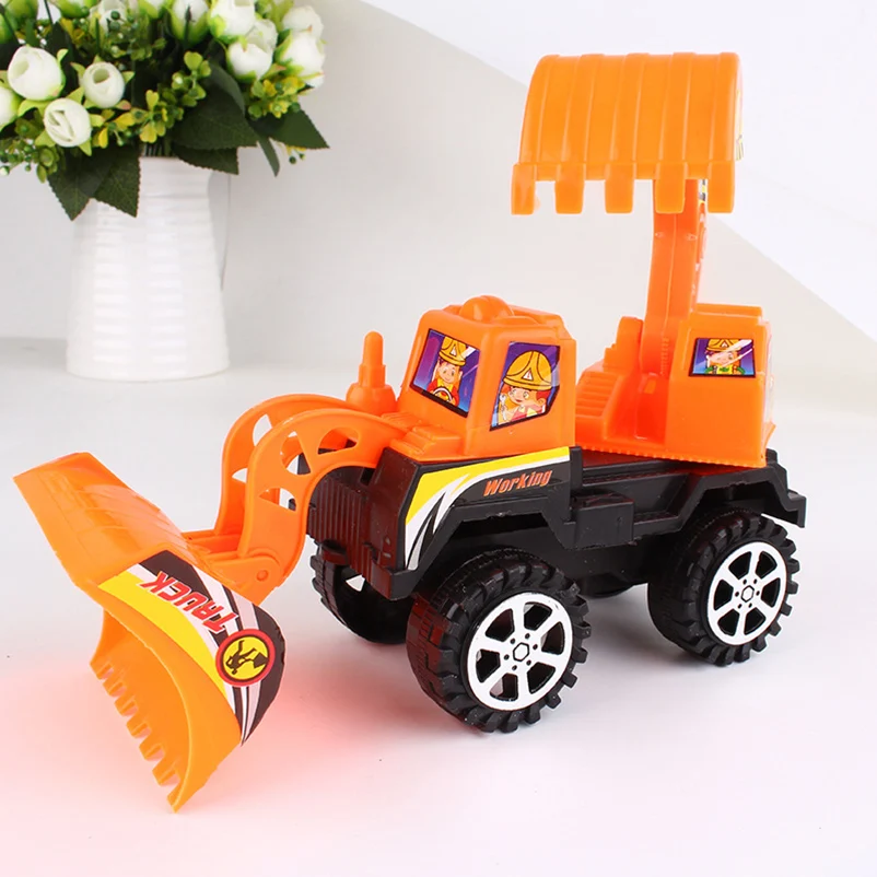 Мини игрушечный автомобиль diecasts пластиковый инженерный трактор самосвал