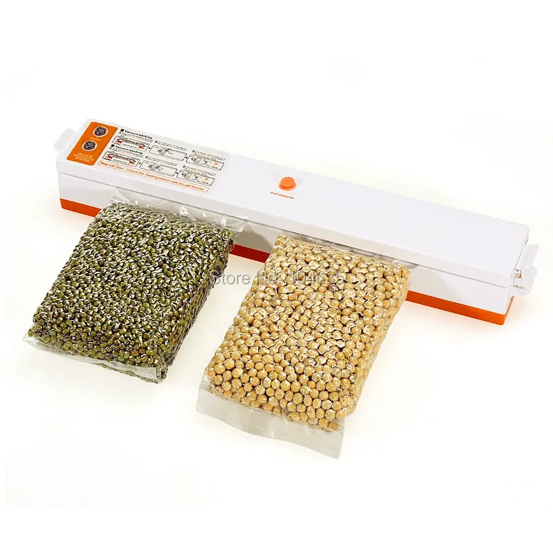 

Бесплатная доставка, бытовой упаковщик для пленки, вакуумный упаковщик в комплекте с 15 вакуумными пакетами