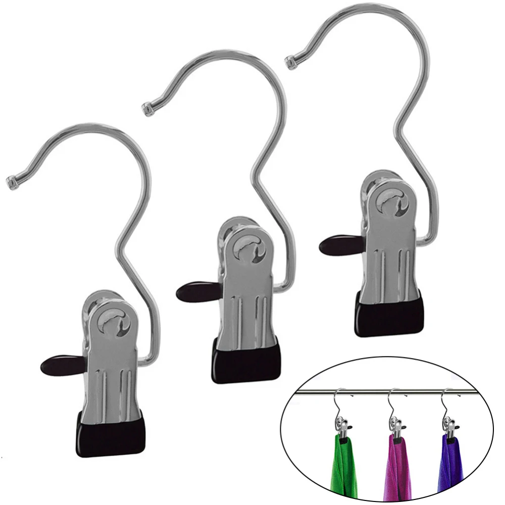 12 шт. крючок для стирки из нержавеющей стали портативные подвесные булавки