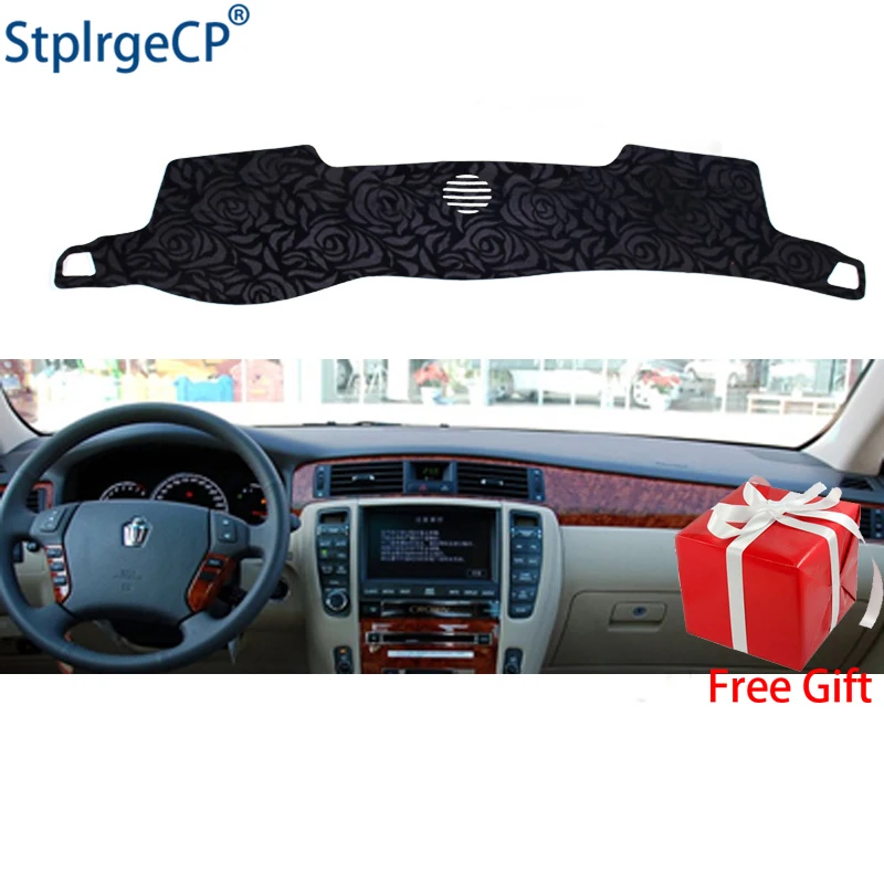 Новейший Рисунок розы Нескользящая крышка приборной панели автомобиля