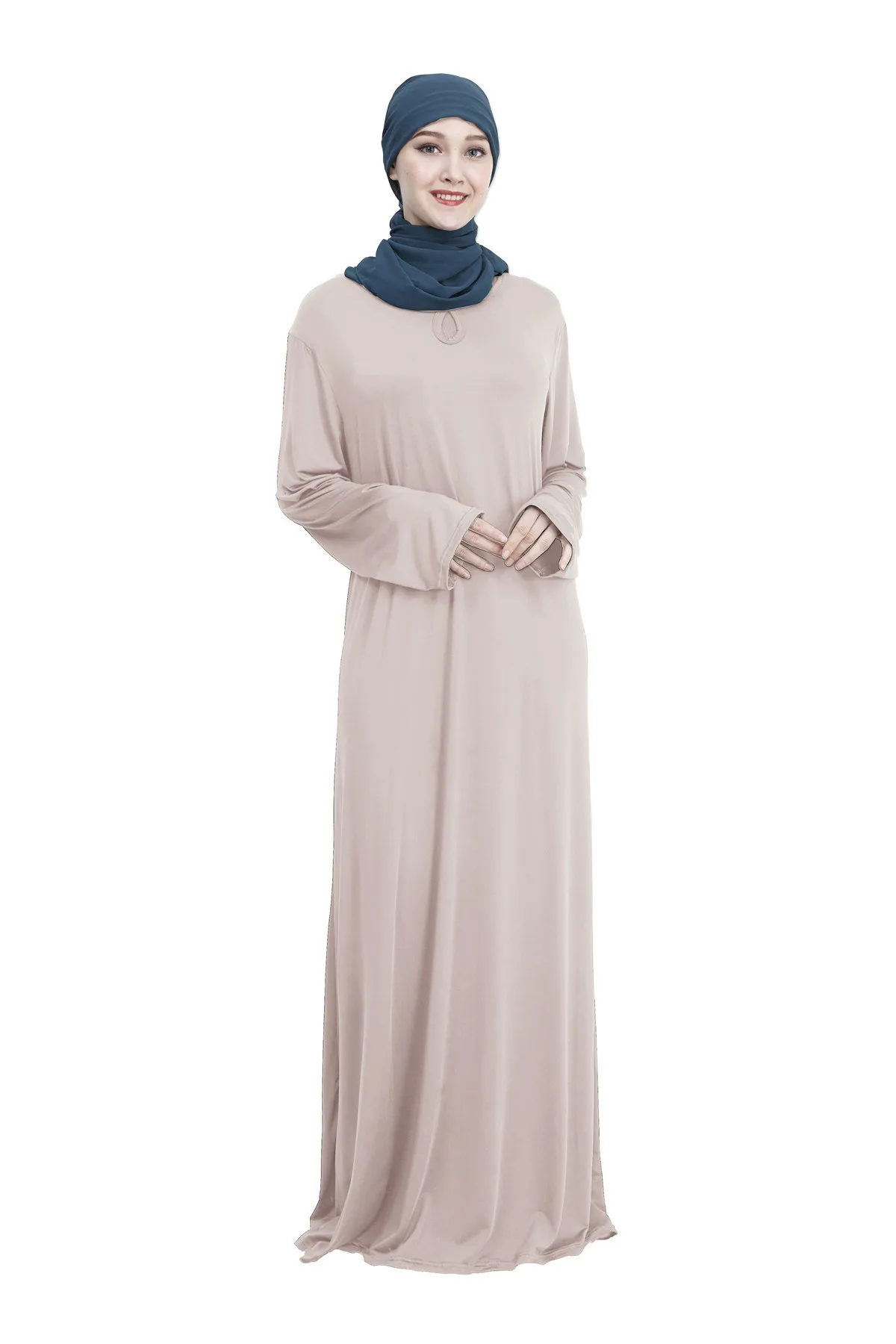 Мусульманское длинное платье Abaya мусульманское макси на Ближнем Востоке Дубай
