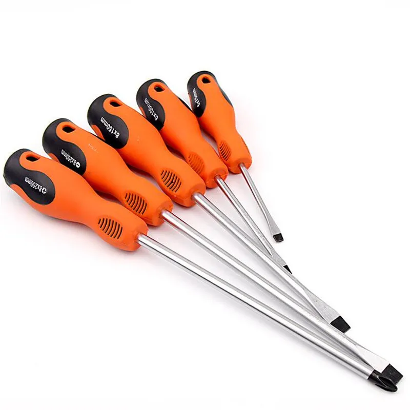 

8mm Metric Ergonomic Non Slip Handle Magnetic Cross Word Screwdriver Hand Tools for Household Computer Maintenance Disassemble