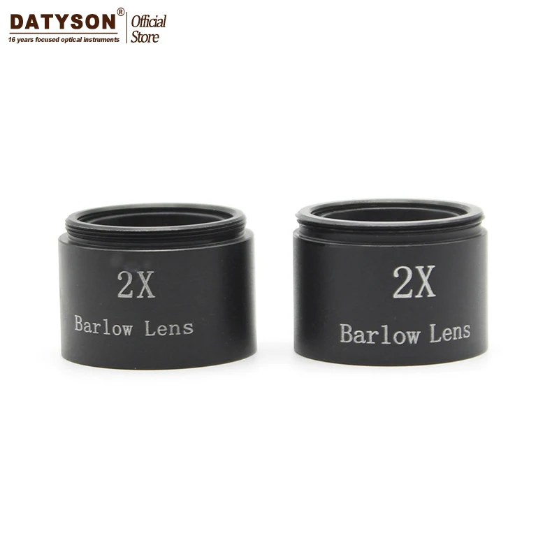 2x линзы Барлоу Чистые оптические стеклянные широкополосное покрытие для