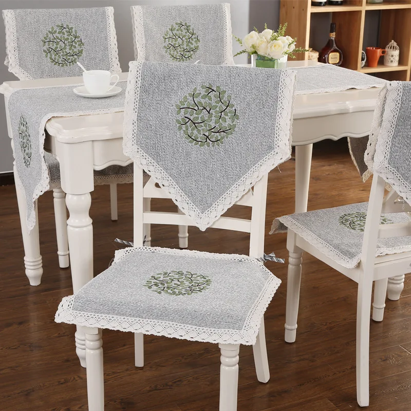 Linen Seat Cushion Home Decor Dining Chair Back Cover Floor Office Outdoor Pad Square Striped Mat 45x45cm | Дом и сад