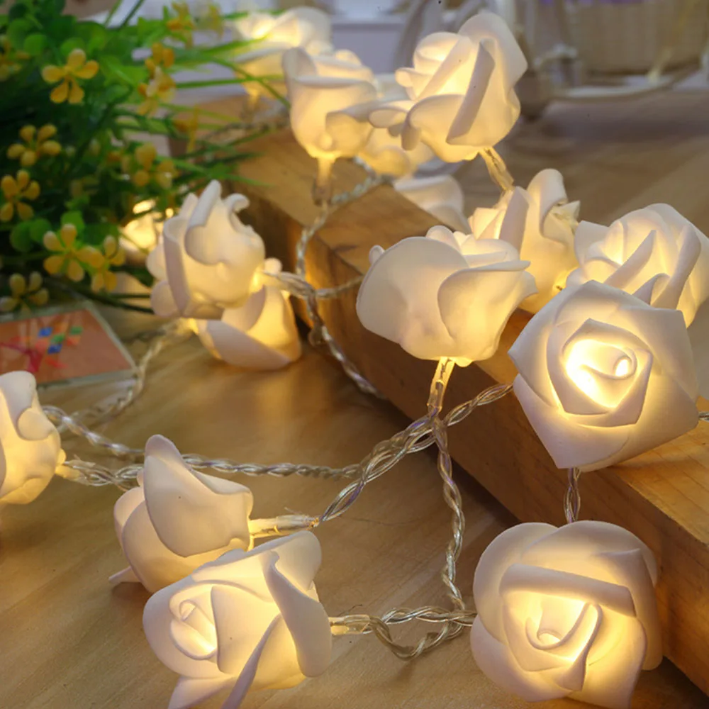 

New table lamp Events Parties Rose Tree Lamp LED Garland Lights FOR Valentine's Day wedding Home party Easter Decorration