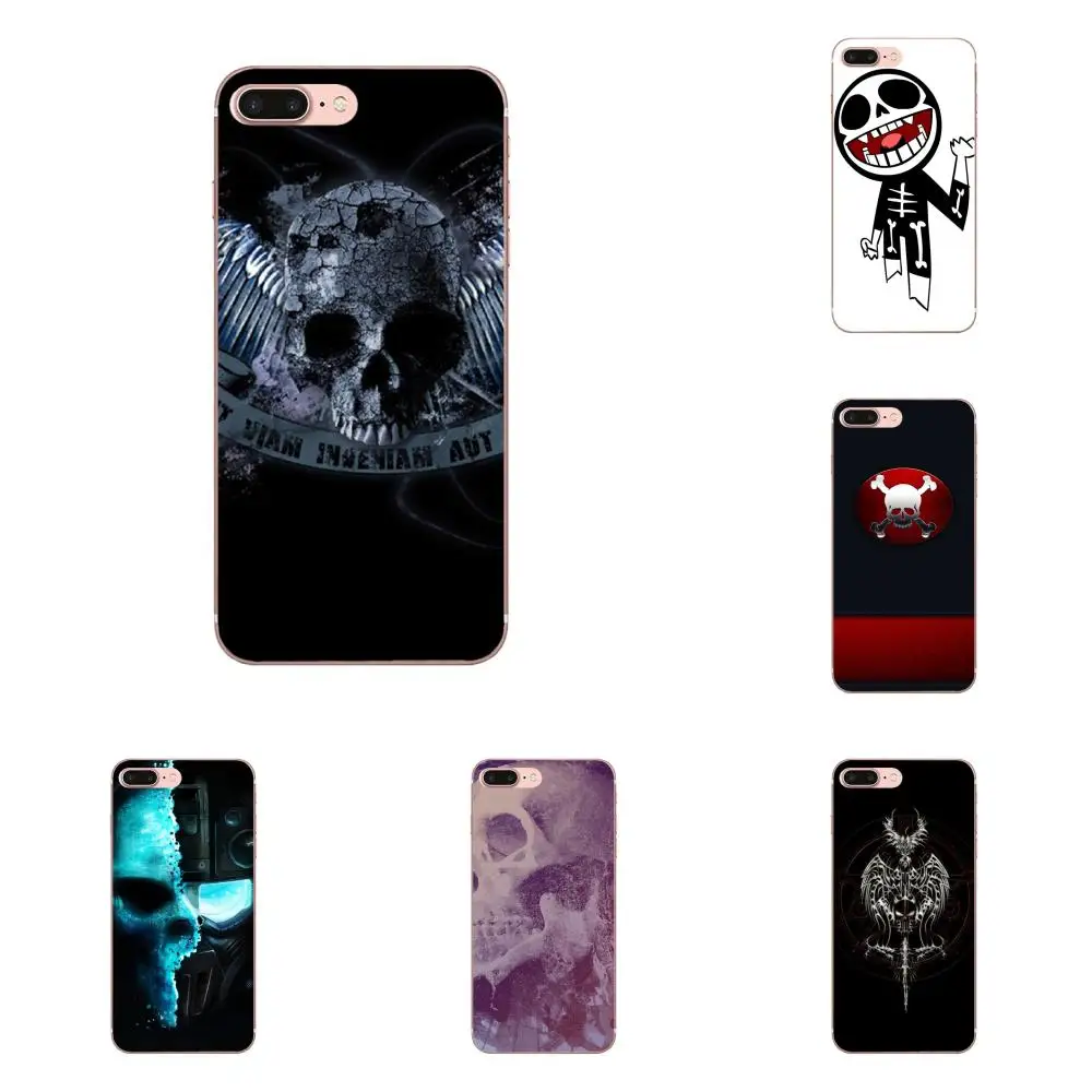 For Huawei P7 P8 P9 P10 P20 P30 Lite Mini Plus Pro 2017 2018 2019 Soft TPU Cases Fundas Illaz Skull |