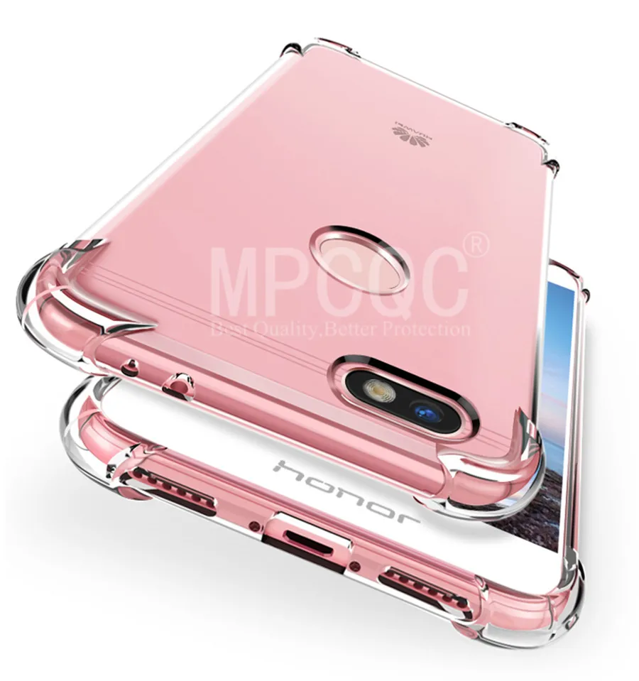 For Huawei Honor 8A 8C 8X Max Anti-knock Soft TPU Silicon Phone Case 9 Lite 10 8 V9 V10 V20 7A 7X 7C Play Back Cover cases |