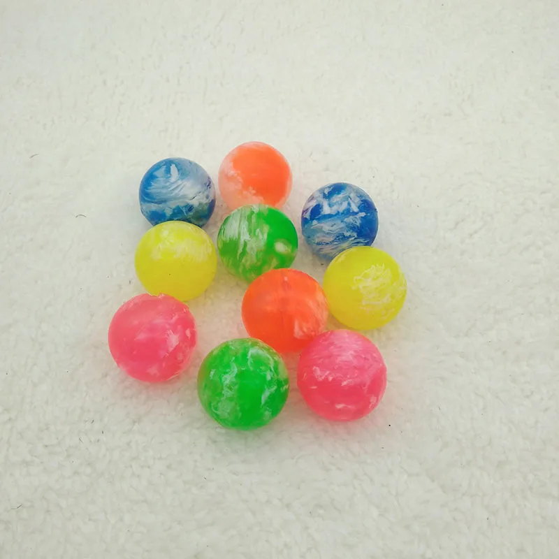 

100pcs Children Toy Ball Colored Boy Bouncing Ball Rubber Outdoor Toys Kids Sport Games Clouds Elastic Juggling Jumping Balls