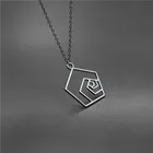 Ожерелье Фибоначчи, кулон с золотым соотношением, ювелирные изделия с последовательностью Фибоначчи, ювелирные изделия для научных исследований, математика, кулон геометрической формы