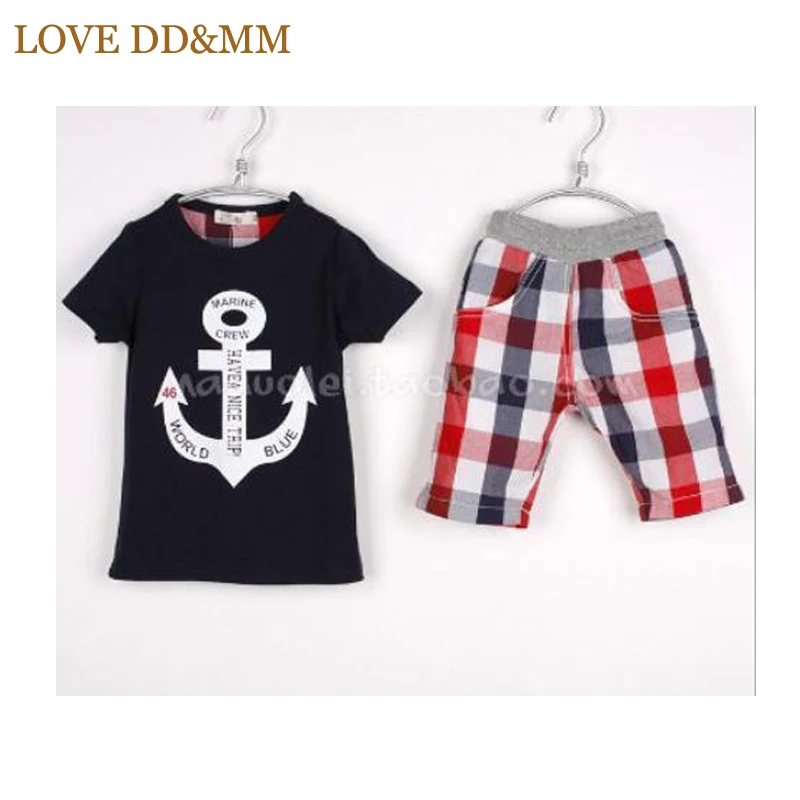 LOVE DD &amp MM/комплекты одежды для мальчиков летний комплект детей повседневные