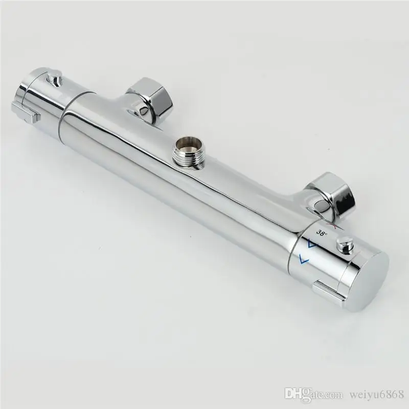 Высококачественный латунный хромированный настенный термостатический