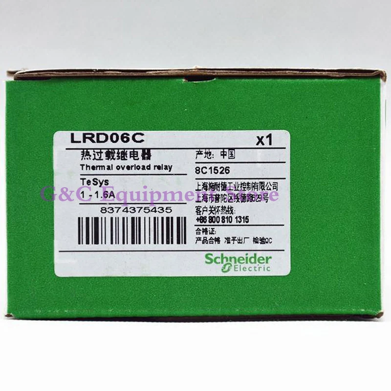 1PC NEW ORIGINAL THERMORELAY LRD-06 SE TESYS THERMAL OVERLOAD RELAY LRD06C 1-1.6A | Обустройство дома