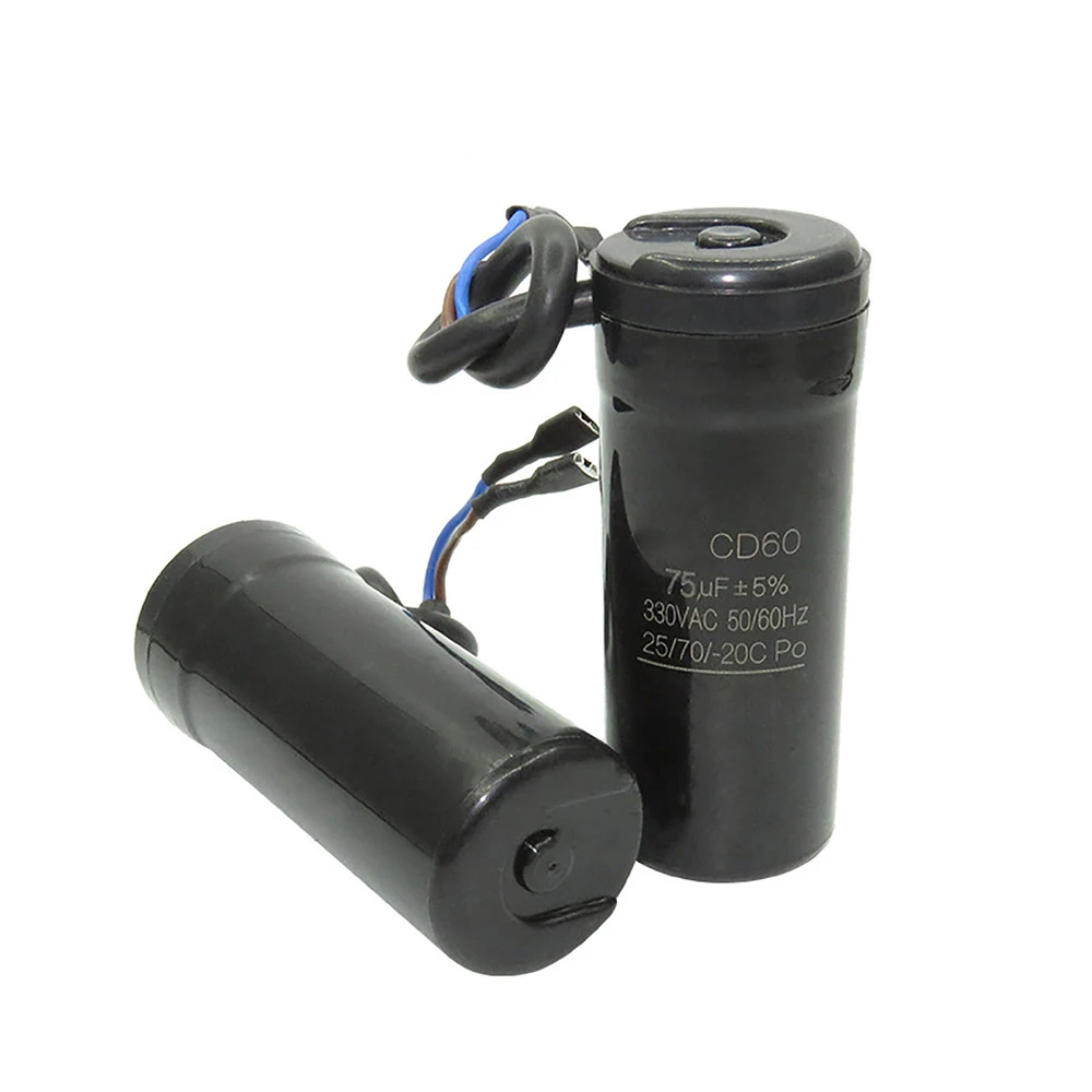 Конденсатор запуска двигателя 330VAC CD60 50 Гц 60 47 мкФ 64 75 80 88 108 компрессор