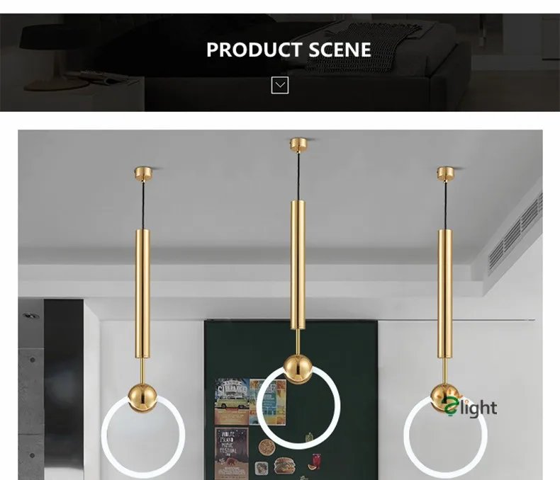 Lee Broom Ring T6 Led подвесной светильник s Lustre Золотой подвесной светильник для гостиной бар Led Luminaria подвесной светильник