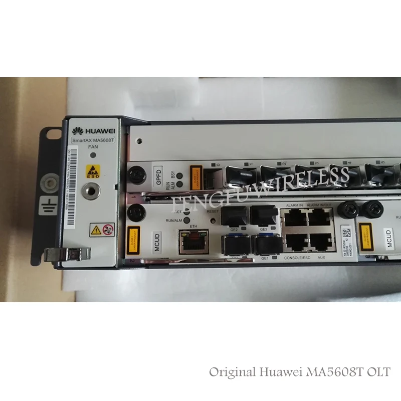 19 дюймов OLT GPON MA5608T DC 1 * MPWC Оптический Терминал MCUD 1G плата управления с 16 портами GPFD