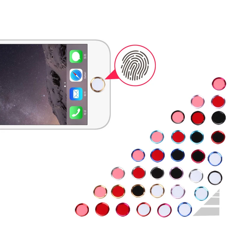 1 шт. для iPhone Главная кнопка Стикеры 5S 6 6s Plus 6plus плюс идентификации отпечатков
