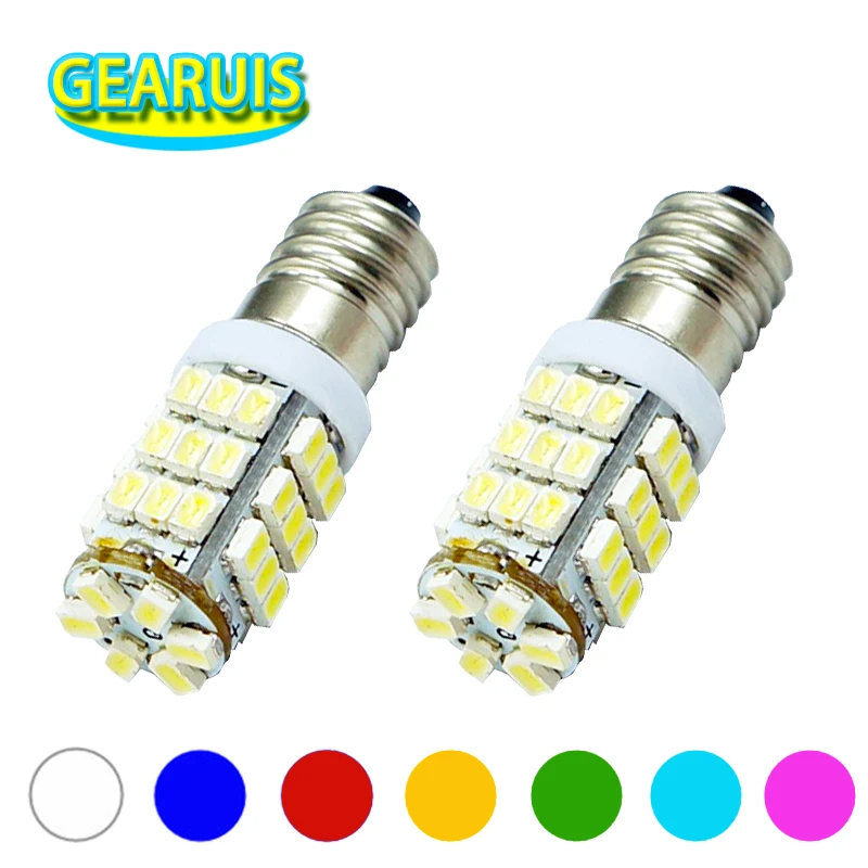 Новый яркий 6000k E10 42 SMD 1206 3020 Светодиодный 42SMD лампы MES винтовой фонарь DC 12V холодный