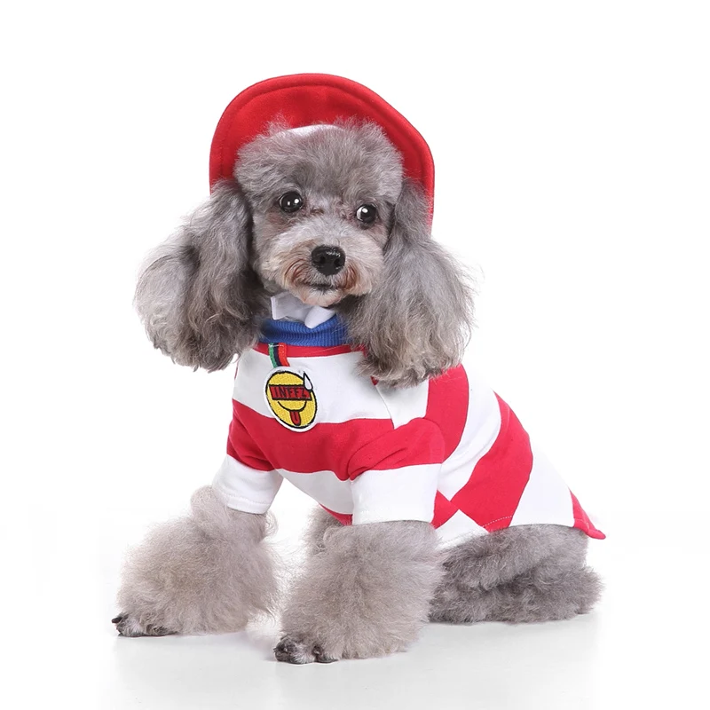 Новое поступление Новогодние товары комплект для малышей с Hat Pet костюм собаки
