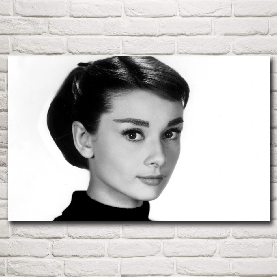Foocome Одри Хепберн классический c цитатой из фильма винтажные плакаты и принты