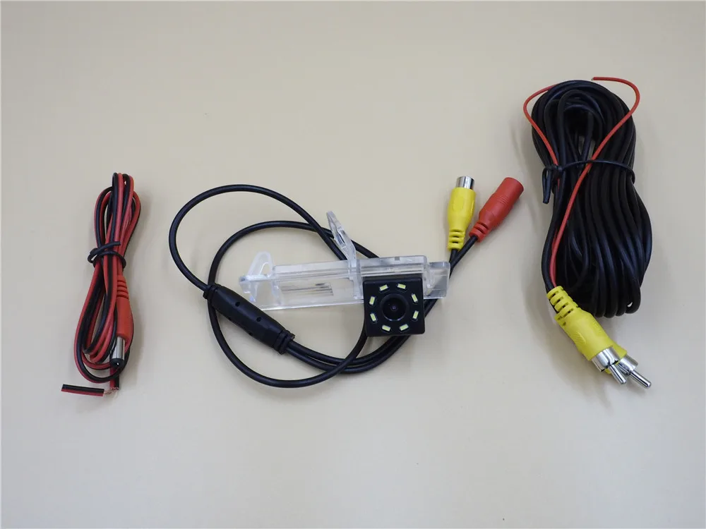 170 градусов объектив CCD 8LED камера заднего вида для Renault Duster Fluence Megane 3 Nissan Terrano