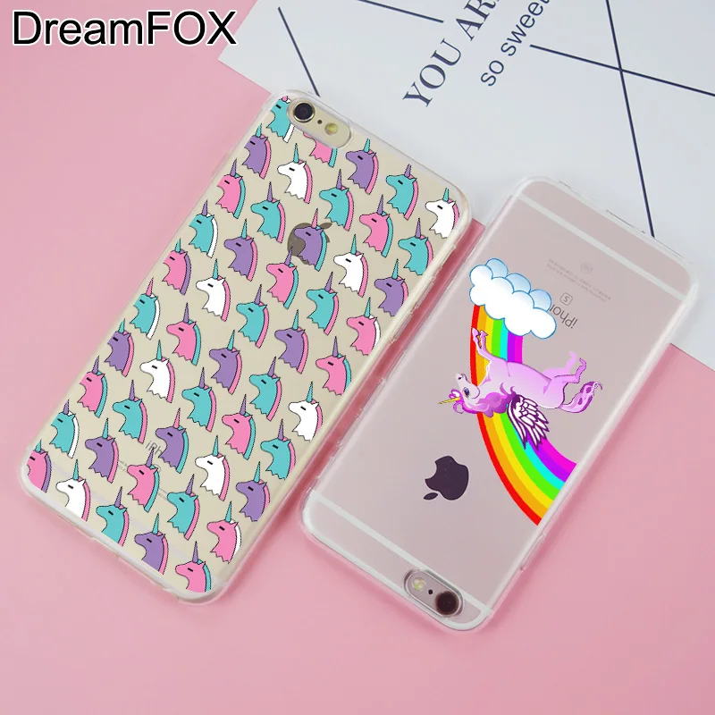 L281 Модный Милый Мягкий ТПУ силиконовый чехол с единорогом для Apple iPhone 11 Pro X XR XS Max 8 7