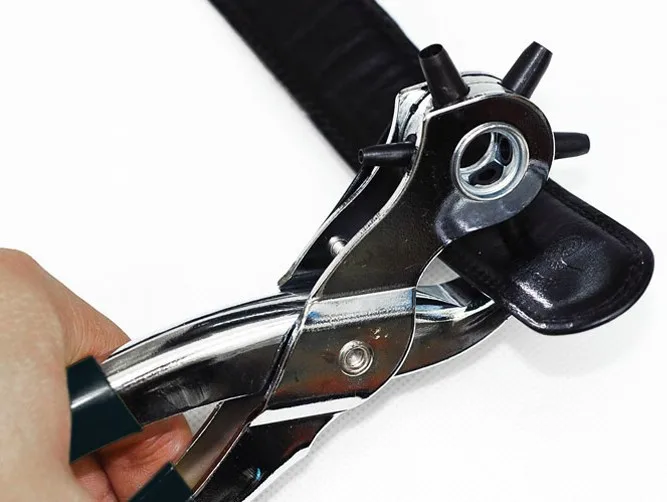 Бесплатная доставка 230 мм (9 дюймов) шесть различных размеров отверстий кожа Холст