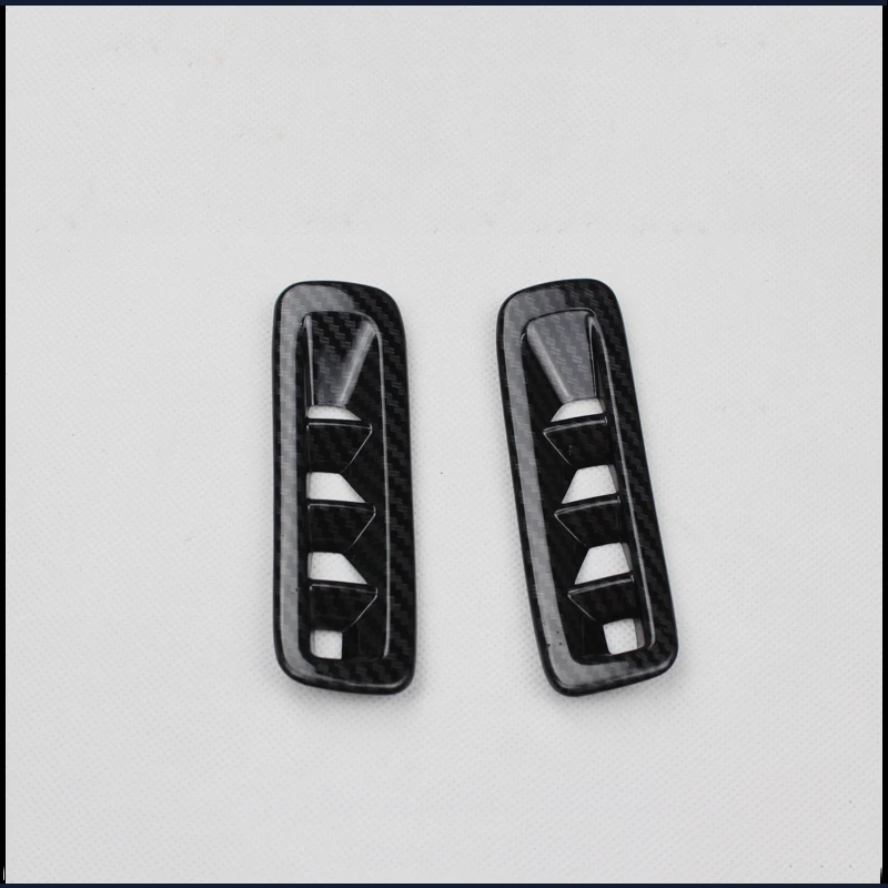 Для Mazda CX 5 CX5 2017 2018 2019 углеродное волокно внешний вид A Pillar Air Vent Surround чехол и кольцо