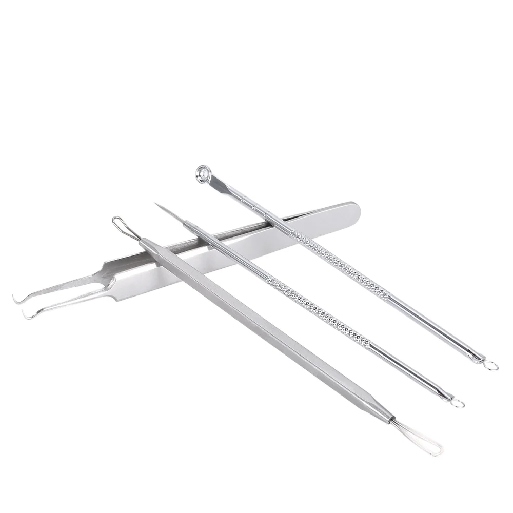 4 шт. набор инструментов для удаления чёрных точек на лице|Устройство ухода за