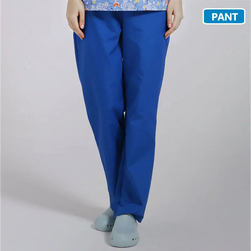 18PT001-BaoLan-Pant ANNO, медицинская одежда с героями мультфильмов, о-образный вырез, наборы для ухода, униформа для ухода за телом, одежда для стоматолога, клиническая форма для женщин - Цвет: 18PT001-BaoLan-Pant