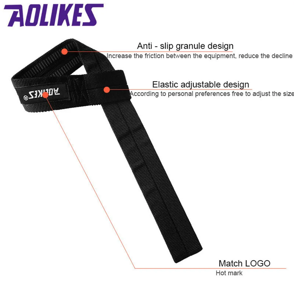 AOLIKES 1 пара, регулируемая спортивная поддержка запястья, фитнес, профессиональная повязка, защита запястья, тяжелая атлетика, гантели, ремешки на запястье