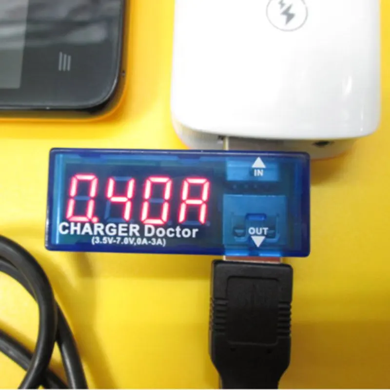 Цифровой дисплей Лидер продаж миниатюрный USB измеритель напряжения и тока